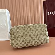 Gucci Brera Medium Crossbody Bag Sand and Brown GG Canvas 866938 - 33x27x15cm - 4