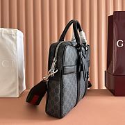Gucci Porter Large Briefcase Black GG Monogram Coated Fabric 860871 - 36x29x6.5cm - 6