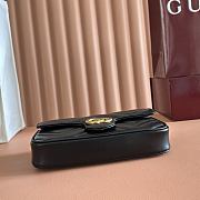 Gucci GG Marmont Small Shoulder Bag Black Leather ‎751526 - 21x12x5cm - 6
