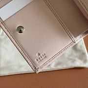 Gucci GG Marmont Wallet Pink Leather ‎773427 - 11.5x8x3cm - 6