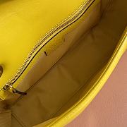 Gucci GG Marmont Medium Shoulder Bag Yellow Leather 837267 - 26x15x7cm - 3
