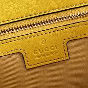 Gucci GG Marmont Medium Shoulder Bag Yellow Leather 837267 - 26x15x7cm - 2