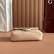 Gucci GG Marmont Mini Shoulder Bag In Light Pink Leather ‎841290 - 16.5x9.5x4.5cm - 4