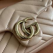 Gucci GG Marmont Mini Shoulder Bag In Light Pink Leather ‎841290 - 16.5x9.5x4.5cm - 2