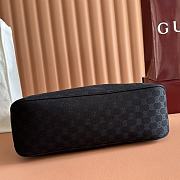Gucci Jackie Medium Tote Bag Black GG Canvas 867015 - 45x28x12cm - 5