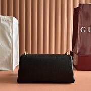 Gucci Dionysus Medium Shoulder Bag Black Leather ‎874735 - 28x14x7cm - 3