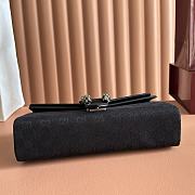 Gucci Dionysus Medium Shoulder Bag Black GG Canvas ‎874735 - 28x14x7cm - 6
