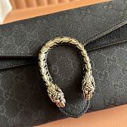 Gucci Dionysus Medium Shoulder Bag Black GG Canvas ‎874735 - 28x14x7cm - 2