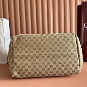 Gucci GG Medium Tote Bag Sand And Dark Brown GG Canvas 875929 - 36x35x21.5cm - 5