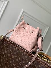 LV Bella Mahina Leather Dream Pink Jasmin M23195 - 19x22x14cm - 6