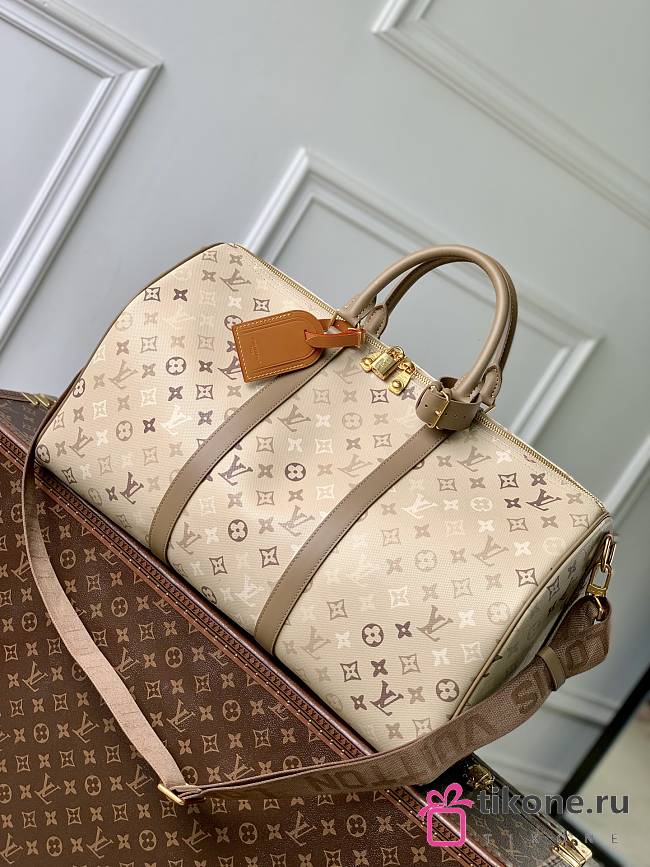LV Keepall Bandouliere 50 Monogram Surplus Canvas Sand Beige M29159 - 50x29x23cm - 1