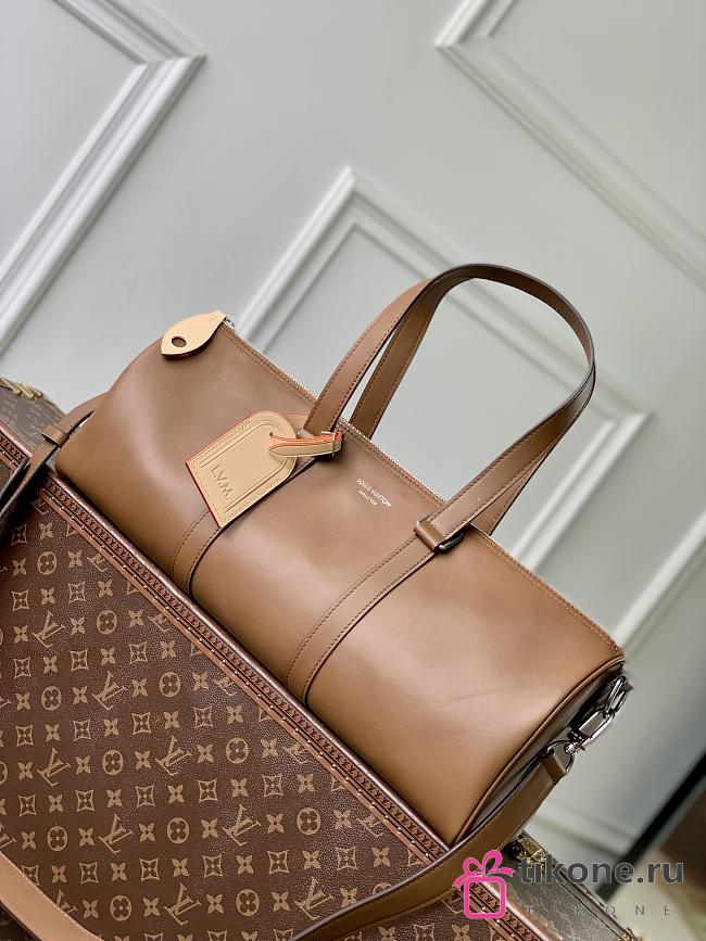 LV Needle Bag Calfskin Leather Caramel M28000 - 46x22x17cm - 1