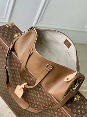 LV Needle Bag Calfskin Leather Caramel M28000 - 46x22x17cm - 2