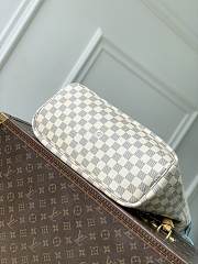 LV Neverfull Inside Out MM Damier Azur/Olympus Blue/White N40946 - 47x28x14cm - 2