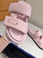 LV Pool Pillow Comfort Mule Pink 1AJN59 - 4