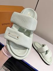 LV Pool Pillow Comfort Mule Green 1AJKZG - 6