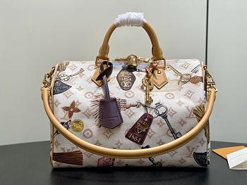 LV Speedy 30 Soft Canvas Getaway M29377 - 30x21x17cm