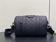 LV City Keepall Monogram Shadow Black M26750 - 27.5x16.5x15cm - 1