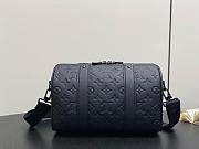 LV City Keepall Monogram Shadow Black M26750 - 27.5x16.5x15cm - 2