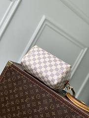 LV Speedy Bandouliere 20 Damier Azur/Olympus Blue/White N40950 - 20.5x13.5x12cm - 4