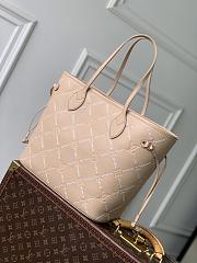 LV Neverfull MM Monogram Empreinte Hazelnut Couture M29486 - 31x28x14cm - 2
