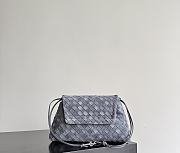 Bottega Veneta Giorno in Cloudy Indigo/Gravel - 33x19x8cm - 6