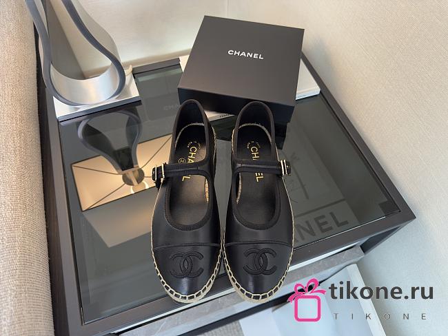 Chanel Mary Janes Lambskin Black G47256  - 1