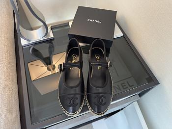 Chanel Mary Janes Lambskin Black G47256 