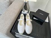 Chanel Mary Janes Lambskin White G47256 - 4