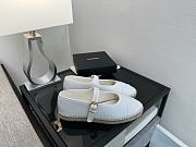 Chanel Mary Janes Lambskin White G47256 - 3