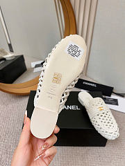 Chanel Mules Lambskin White G47122 - 6