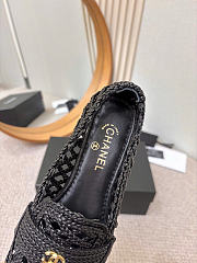 Chanel Moccasins Lambskin Black G47049 - 6