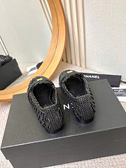Chanel Moccasins Lambskin Black G47049 - 5