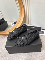 Chanel Moccasins Lambskin Black G47049 - 4