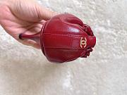 Chanel Pumps Lambskin Burgundy & Black 85mm G47191 - 6