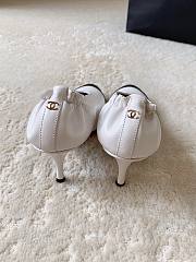 Chanel Pumps Lambskin White & Black 85mm G47191 - 2