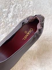 Chanel Pumps Lambskin Dark Brown & White 85mm G47191 - 5