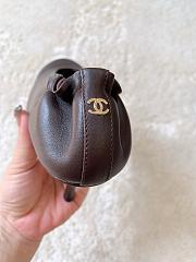 Chanel Pumps Lambskin Dark Brown & White 85mm G47191 - 3
