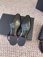 Chanel Slingbacks Suede Goatskin & Grosgrain Black 20mm - 4
