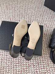 Chanel Slingbacks Goatskin & Grosgrain Black 65mm G31318 - 2