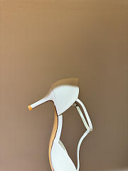 VLTN VLogo Signature D'Orsay Patent Leather Pumps White 65mm - 6