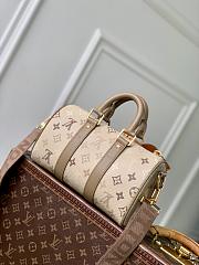 LV Keepall Bandouliere 25 Monogram Surplus Canvas Sand Beige M29272 - 25x15x11cm - 6