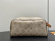 LV Dopp Kit Toiletry Bag Monogram Surplus Canvas Sand Beige M29161 - 28x15x16.5cm - 3