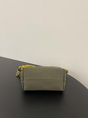 Miumiu Gabardine Pouch Green/Yellow 5NE841 - 18.5x14x10cm - 6