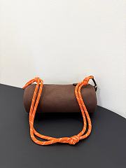 Miumiu Gabardine Pouch Brown/Orange 5NE853 - 22x9x9cm - 2