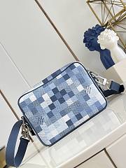 LV Nil Bag Damoflage Canvas Indigo Blue M28606 - 25x17.5x11cm - 3