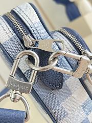 LV Nil Bag Damoflage Canvas Indigo Blue M28606 - 25x17.5x11cm - 2