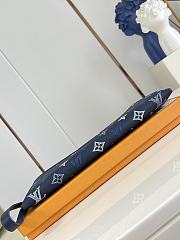LV Pochette To-Go Bag Monogram Shadow Calfskin Leather Navy Blue M28913 - 30x21.5x1cm - 3
