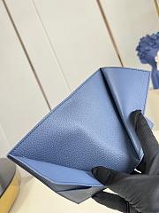 LV Passport Cover Damoflage Canvas Indigo Blue M28616 - 14x2.5x10cm - 6