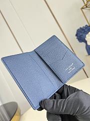 LV Pocket Organiser Damoflage Canvas Indigo Blue M28609 - 7.5x11x1cm - 4